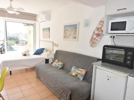 Studio avec piscine partagée et balcon à Roses, Costa Brava : photo 6