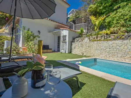 Paulette, villa avec piscine chauffée et vue mer à Èze : photo 2