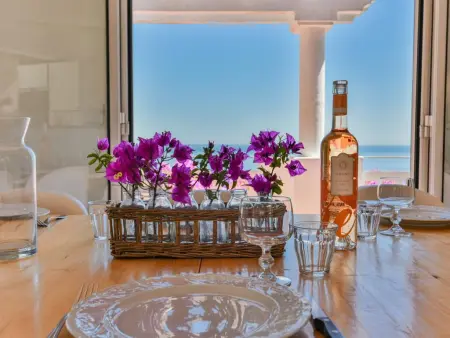 Paulette, villa avec piscine chauffée et vue mer à Èze : photo 6
