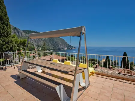 Paulette, villa avec piscine chauffée et vue mer à Èze : photo 33