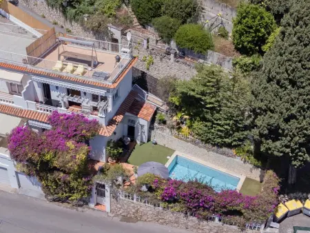 Paulette, villa avec piscine chauffée et vue mer à Èze : photo 38