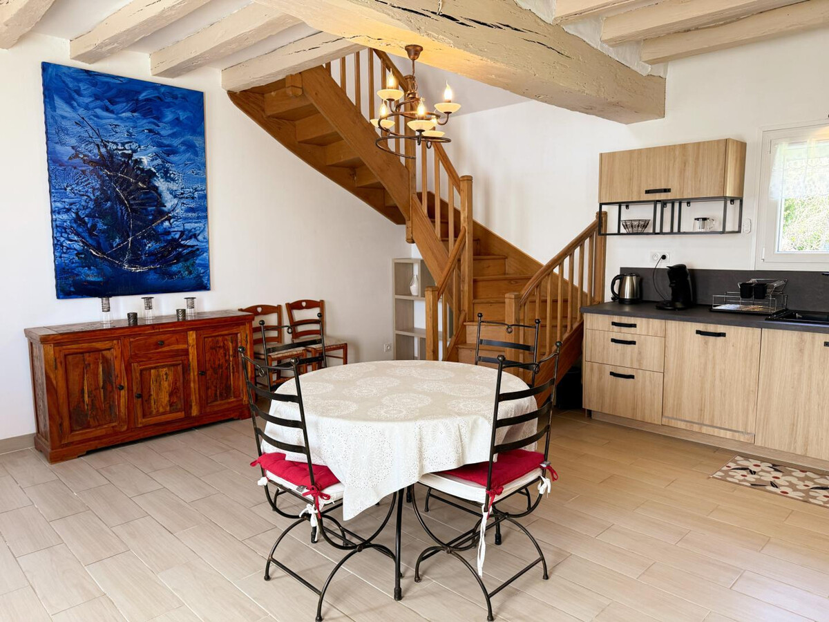 Gîte 4 pers. avec jardin et jeux à Thésée - Photo 9