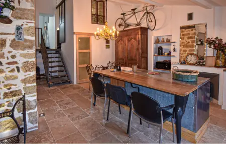 Maison de village en pierre, terrasse vue panoramique : photo 11