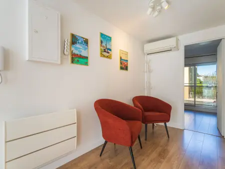 Appartement La Palmeraie, 2 chambres à 300 m de la plage : photo 10