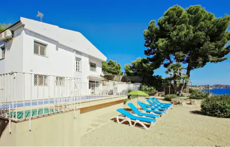 Maison 8 personnes avec piscine vue mer à Benissa : photo 10