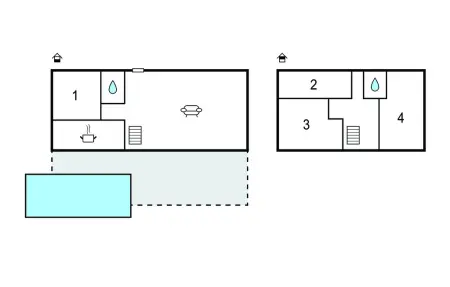 Maison 8 personnes avec piscine vue mer à Benissa : photo 24