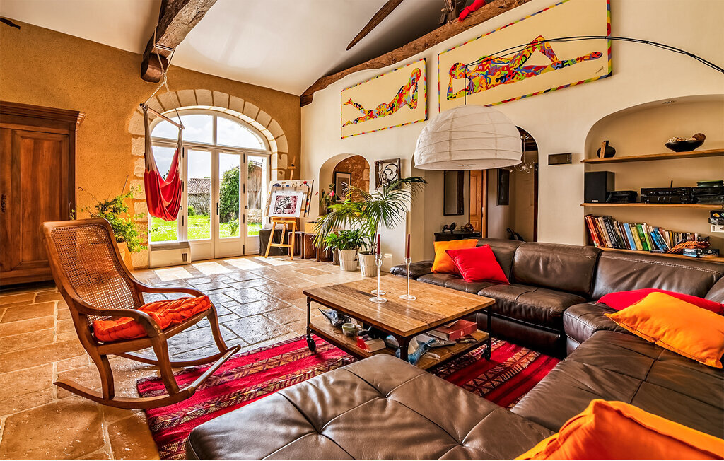Maison 14 personnes Villamblard : piscine, jacuzzi et terrain de jeux - Photo 4