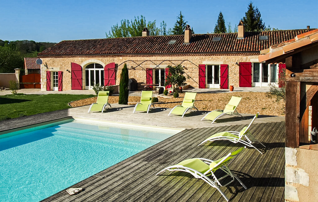 Maison 14 personnes Villamblard : piscine, jacuzzi et terrain de jeux - Photo 12