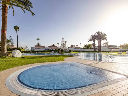 Bungalow 6 pers. Maspalomas, terrasse 50m² et jardin : photo 3
