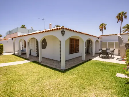 Bungalow 6 pers. Maspalomas, terrasse 50m² et jardin : photo 4