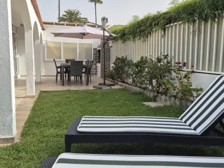 Bungalow 6 pers. Maspalomas, terrasse 50m² et jardin : photo 10