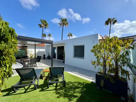 Location bungalow à Maspalomas, Superbe logement avec clim, piscine partagée