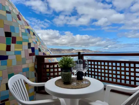 Appartement vue océan première ligne Plage Canteras : photo 2