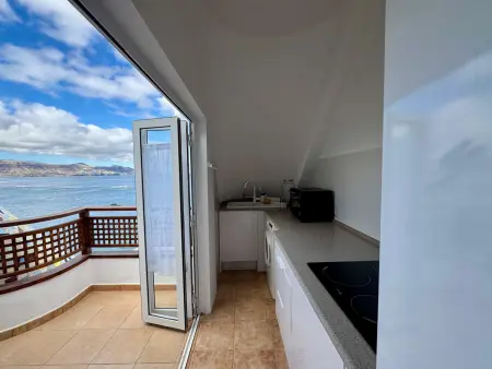 Appartement vue océan première ligne Plage Canteras : photo 5