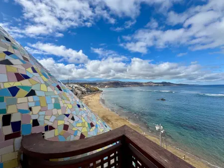Appartement vue océan première ligne Plage Canteras : photo 21