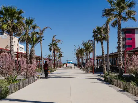 Studio cabine 4 pers. à Narbonne-Plage, pieds dans le sable : photo 11