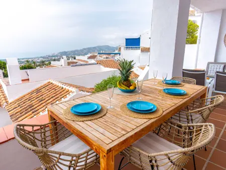 Apt 2 ch, terrasse vue mer à Nerja - Nerja : photo 15