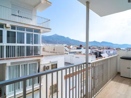 Apt 2 pièces vue mer, terrasse & barbecue à Nerja : photo 15