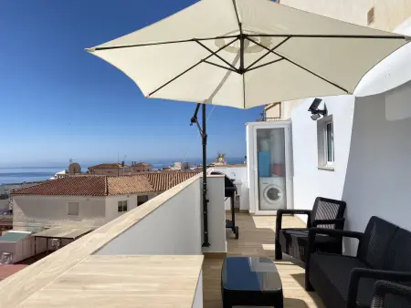 Apt 2 pièces vue mer, terrasse & barbecue à Nerja : photo 19