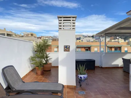 Penthouse Clavero à Nerja – terrasse BBQ, plage à 500 m : photo 31