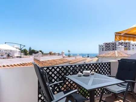Studio vue mer à Nerja, piscine et balcon : photo 7