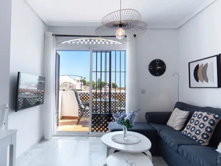 Studio vue mer à Nerja, piscine et balcon : photo 21