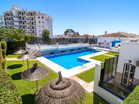 Studio vue mer à Nerja, piscine et balcon : photo 28