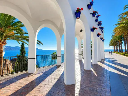 Studio vue mer à Nerja, piscine et balcon : photo 36