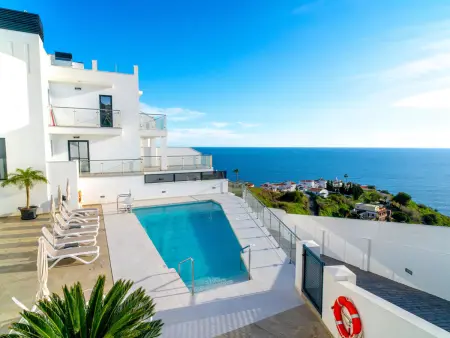 Duplex 3 chambres Nerja, 3 terrasses avec vue mer : photo 44