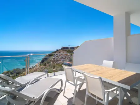 Duplex 3 chambres Nerja, piscine & terrasses vue mer : photo 5