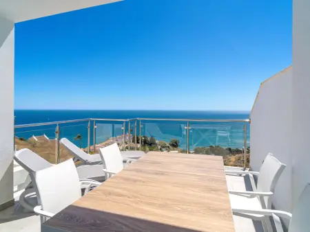 Duplex 3 chambres Nerja, piscine & terrasses vue mer : photo 11
