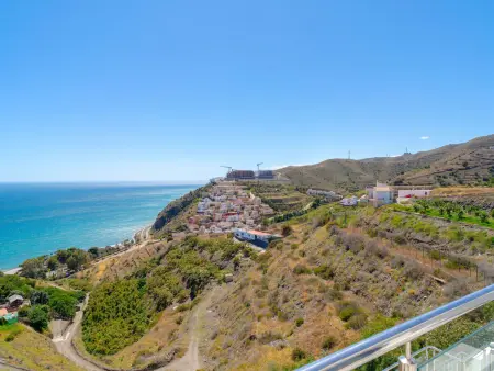 Duplex 3 chambres Nerja, piscine & terrasses vue mer : photo 24