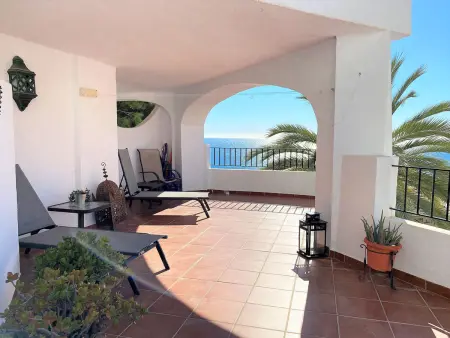 Appartement 2 chambres Nerja, terrasse vue mer et plage : photo 4