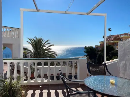 Appartement 2 chambres Nerja, terrasse vue mer et plage : photo 6