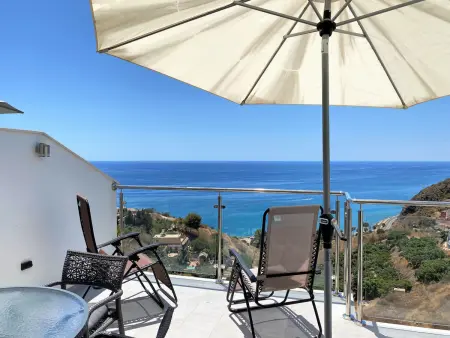 Duplex 3 chambres vue mer à Nerja - 3 terrasses : photo 7