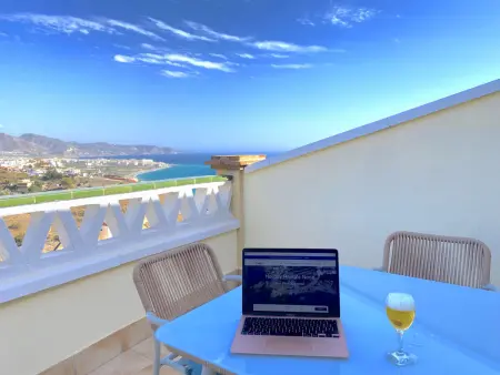 Appartement 3 chambres Torrox, vue mer et piscine : photo 33