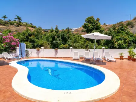 Villa Tamango Hill Vistamar : piscine et vue mer à Nerja : photo 39