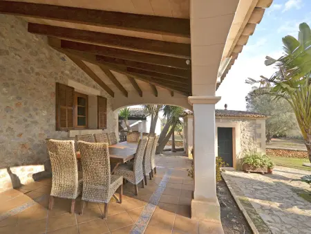 Maison Tiraset : court de tennis et piscine près de Llubí : photo 7