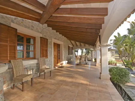 Maison Tiraset : court de tennis et piscine près de Llubí : photo 26