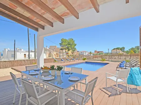 Pinocha : maison 4 chambres, piscine privée à 300m de la plage : photo 6