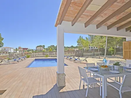 Pinocha : maison 4 chambres, piscine privée à 300m de la plage : photo 8