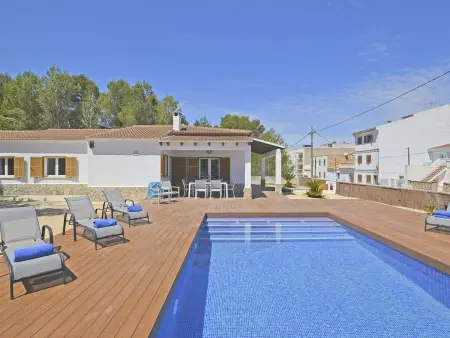 Pinocha : maison 4 chambres, piscine privée à 300m de la plage : photo 27