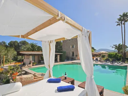 Maison en pierre du 17e siècle, piscine 10x10m, Alcúdia : photo 3
