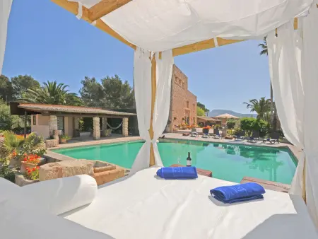 Maison en pierre du 17e siècle, piscine 10x10m, Alcúdia : photo 6