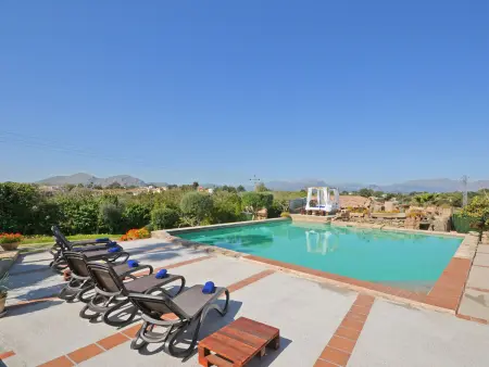 Maison en pierre du 17e siècle, piscine 10x10m, Alcúdia : photo 8
