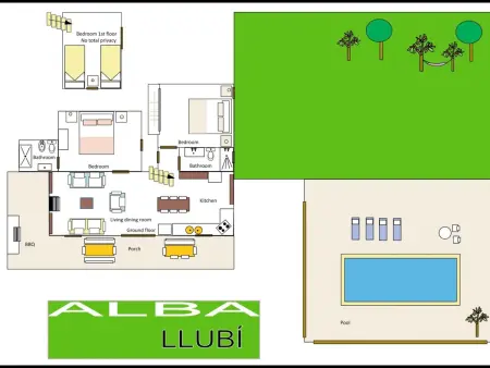 Alba, maison majorquine 3 chambres avec piscine à Llubí : photo 28