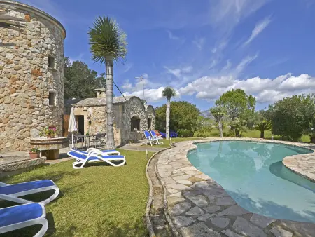Moli – Maison en pierre avec piscine à Búger : photo 3