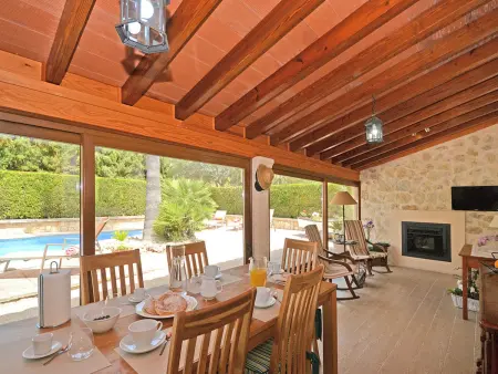Es Pou – Maison 3 chambres piscine à Selva : photo 7