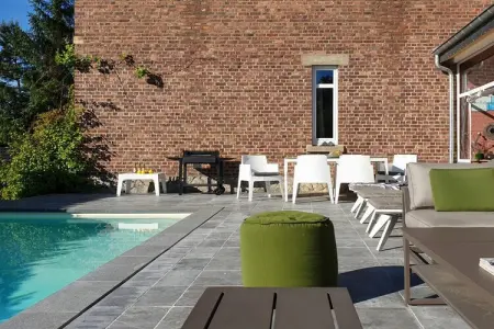 Villa Cafe Moulin avec piscine chauffée à Barvaux : photo 13