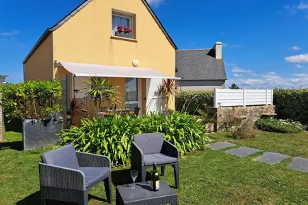 Maison vue baie de Goulven, 5 pers., terrasse 45 m² : photo 6